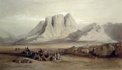 Monte Sinaí, 26 de enero de 1849 de Edward Lear