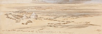 Cerca de Beer El Abt, 16:30, 28 de marzo de 1867 (23) de Edward Lear