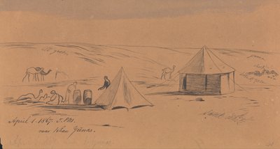 Cerca de Khan Yunas de Edward Lear