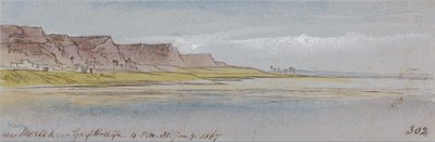 Cerca de Mereeh o Garf Hossayn, 16:00, 31 de enero de 1867 (302) de Edward Lear