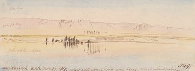 Cerca de Negadeh; 8:00 A.M., 25 feb. 1867 (549) de Edward Lear