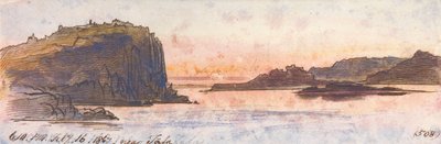 Cerca de Tafa, 18:10, 16 de febrero de 1867 (508) de Edward Lear