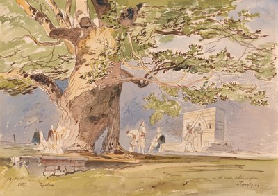 En la carretera, a dos horas de Tepelene, 19 de abril de 1857 de Edward Lear