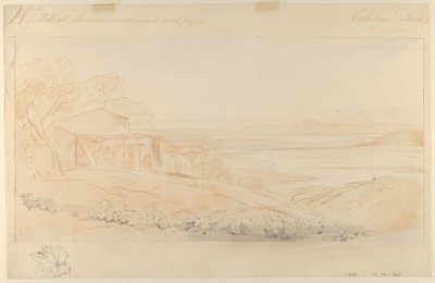 Pentedatelo, Calabria, Italia de Edward Lear