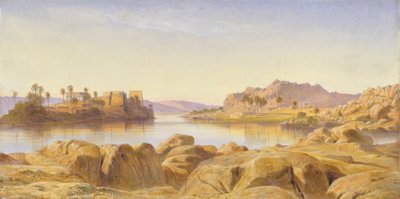Philae, Egipto de Edward Lear