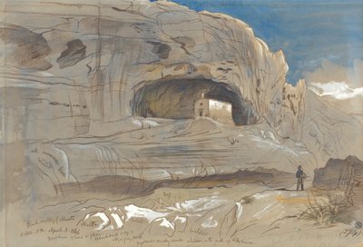 Valle rocoso de Mosta, Malta, 13:30 (3 de abril de 1866) de Edward Lear