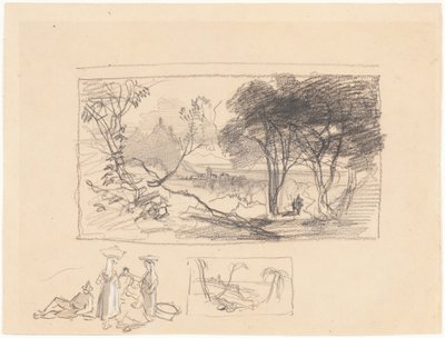 Bocetos en Italia [anverso] de Edward Lear