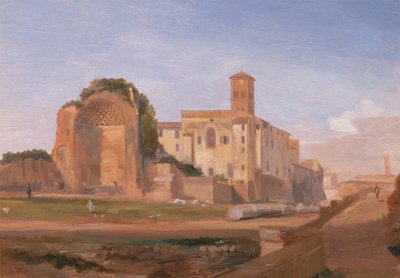 Templo de Venus y Roma, Roma de Edward Lear