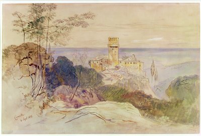 El Monasterio de Caracalla, 1856 de Edward Lear