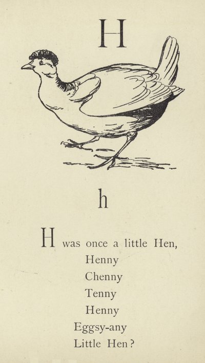 La letra H de Edward Lear