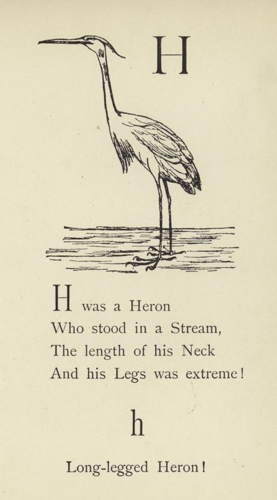 La letra H de Edward Lear