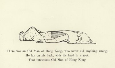 Había un viejo de Hong Kong, que nunca hizo nada mal de Edward Lear