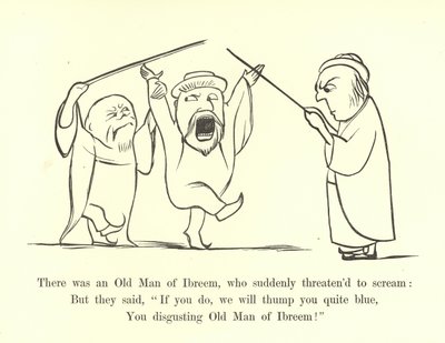 Había un viejo de Ibreem, que de repente amenazó con gritar de Edward Lear