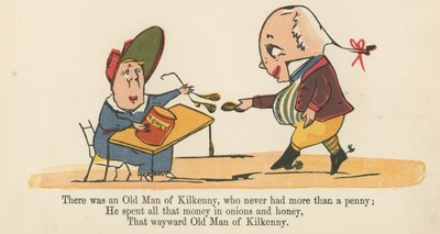 Había un viejo de Kilkenny, que nunca tuvo más de un penique, de 