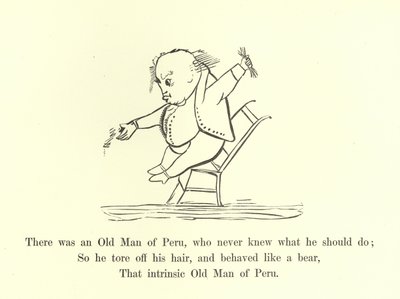 Había un viejo de Perú, que nunca supo qué hacer de Edward Lear
