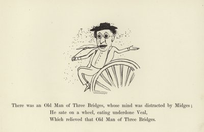 Había un viejo de Tres Puentes, cuya mente estaba distraída por los mosquitos de Edward Lear