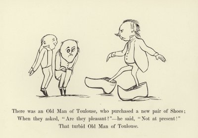 Había un Viejo de Toulouse, que compró un par de Zapatos nuevos de Edward Lear