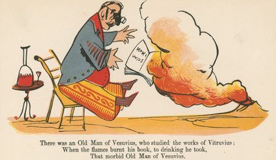 Había un hombre mayor de Vesubio, que estudió las obras de Vitruvio, de 