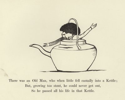Había un viejo que cuando era pequeño cayó casualmente en una tetera de Edward Lear