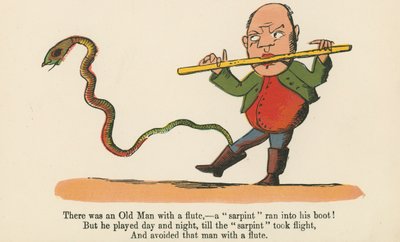 Había un viejo con una flauta, ¡una 