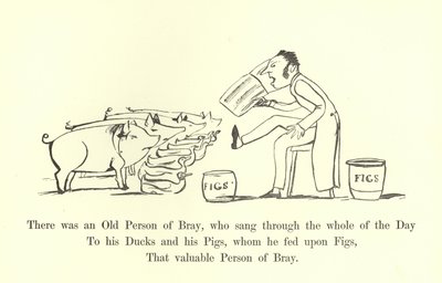 Había una persona mayor de Bray, que cantaba todo el día de Edward Lear