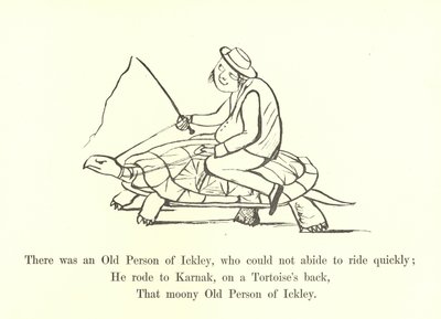 Había una Persona Mayor de Ickley, que no podía soportar montar rápido de Edward Lear