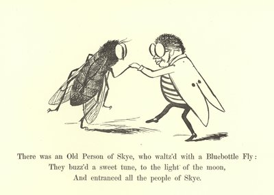 Había una anciana persona de Skye, que bailaba con una mosca azul de Edward Lear