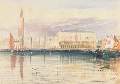 Venecia, Palacio Ducal de Edward Lear