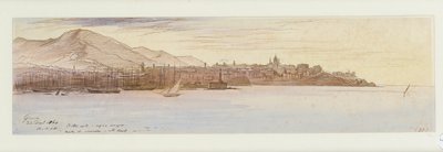 Vista de Génova, 1864 de Edward Lear