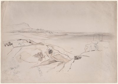 Vista de Sciacca, Sicilia de Edward Lear