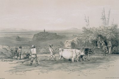 Vistas de Roma y sus Alrededores: Roiate, un Pueblo Cerca de Subiaco de Edward Lear