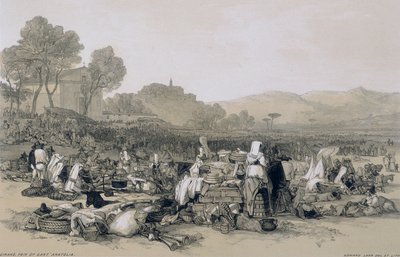 Vistas de Roma y sus Alrededores: Feria de Sant