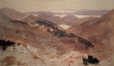 Pueblo de Katochori de Edward Lear
