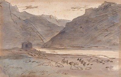 Vjose, 7:15 p.m. 17 de abril de 1857 de Edward Lear