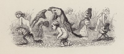 Ilustración para Los niños del agua de Charles Kingsley de Edward Linley (after) Sambourne