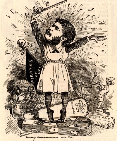 Arthur Seymour Sullivan (1842-1900) de Edward Linley Sambourne