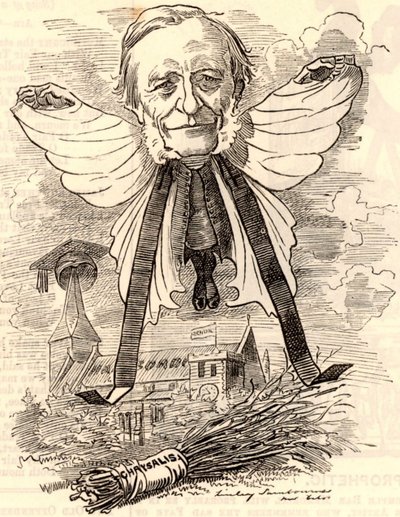 Caricatura de George Granville Bradley de Edward Linley Sambourne