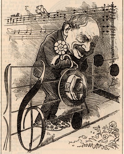 Caricatura de Julius Benedict de Edward Linley Sambourne