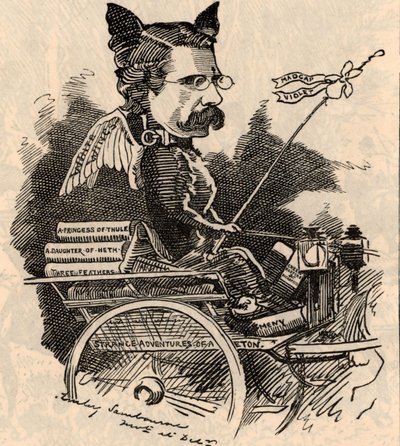 Caricatura de William Black de Edward Linley Sambourne