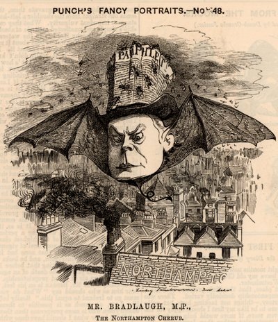 Charles Bradlaugh (1833-1891) de Edward Linley Sambourne