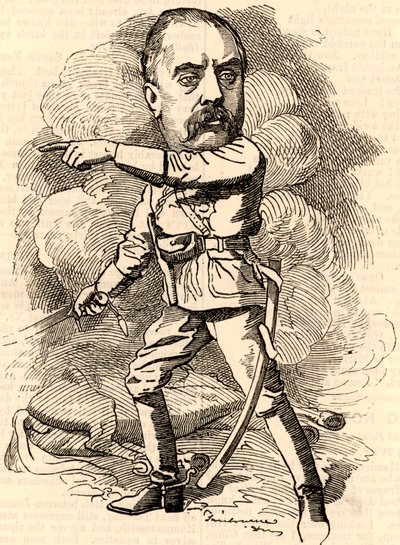 Gerald Graham (1831-1899) Oficial del ejército inglés que sirvió en la Real Maestranza de Ingenieros. de Edward Linley Sambourne