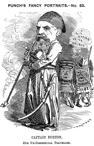 Richard Francis Burton, explorador y orientalista inglés, 1882 de Edward Linley Sambourne