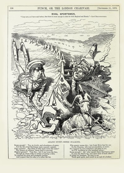 Deportistas rivales. Digo ahora, como he dicho antes, que hay suficiente espacio... de Edward Linley Sambourne