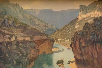 Las gargantas del Tarn, 1912, 1914 de Edward Louis Lawrenson