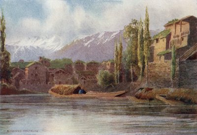 Inundaciones de primavera en el canal Kutical, Srinagar de Edward Mary Joseph Molyneux