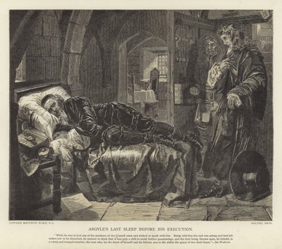 El último sueño de Argyle antes de su ejecución de Edward Matthew Ward