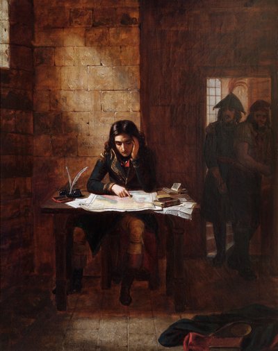 Napoleón en la prisión de Niza en 1794 de Edward Matthew Ward