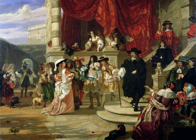 La Caída de Edward Hyde (1609-74), 1er Conde de Clarendon, 1861 de Edward Matthew Ward