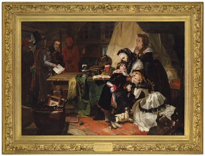 La última despedida de María Antonieta y su hijo, 1856 de Edward Matthew Ward