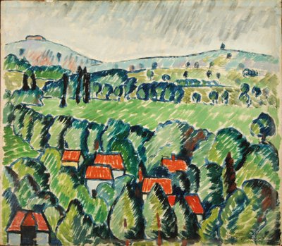 Paisaje de Berkshire de Edward McKnight Kauffer